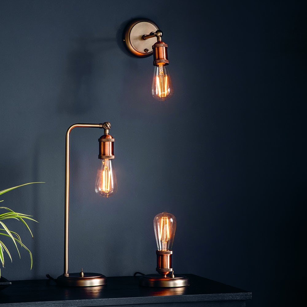 Hal Wall Light in Copper Finish