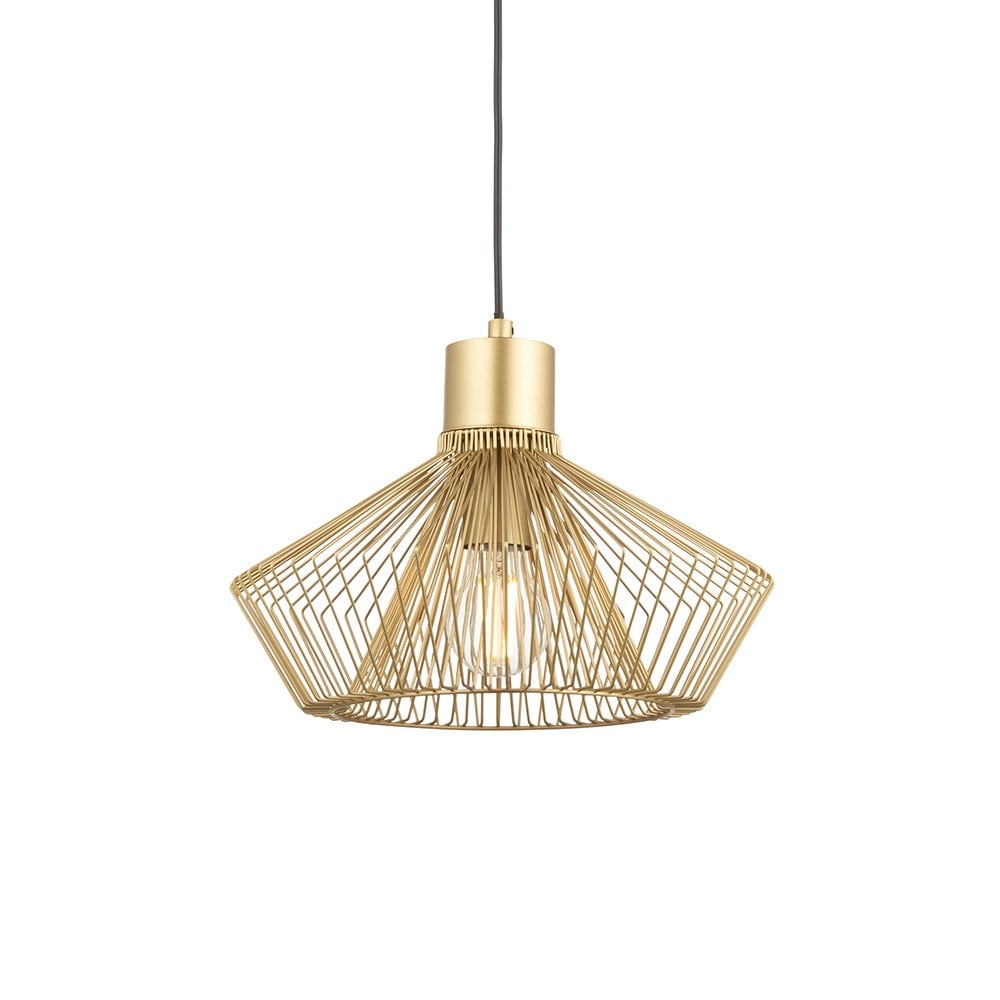 Kimberley Single Pendant in Gold Finish