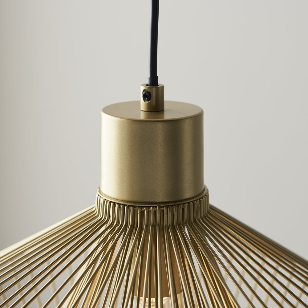 Kimberley Single Pendant in Gold Finish
