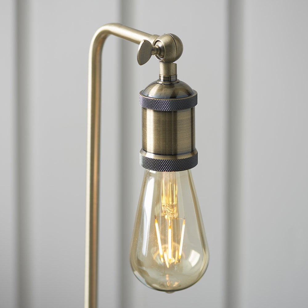 Hal Antique Brass Table Lamp