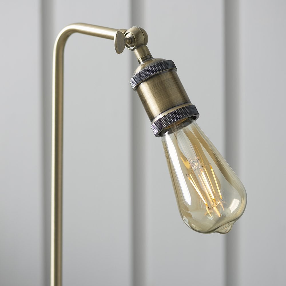 Hal Antique Brass Table Lamp