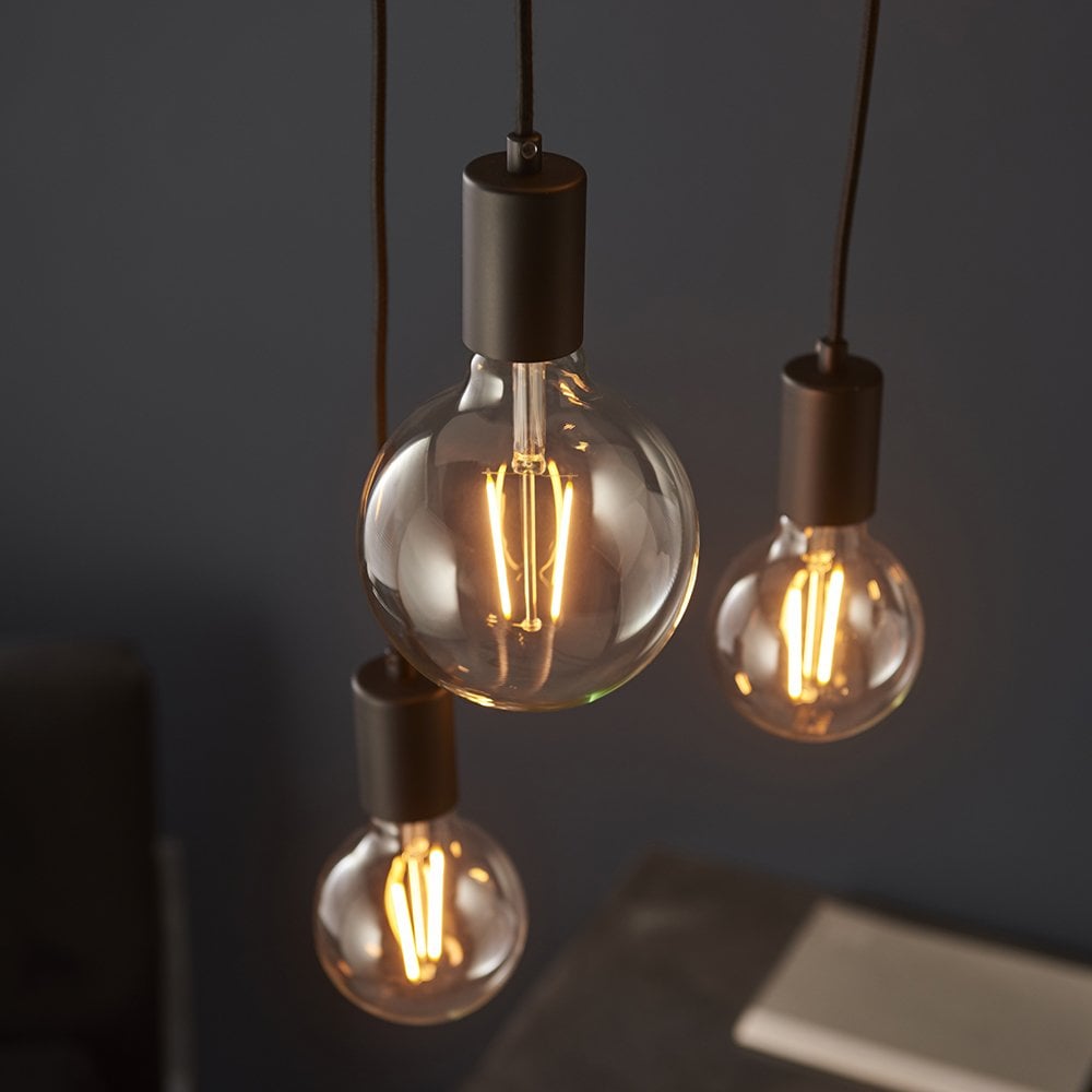 Studio 6 Light Cluster in Matt Black