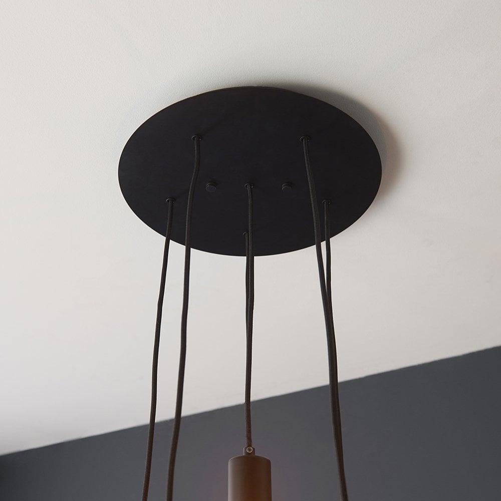Studio 6 Light Cluster in Matt Black