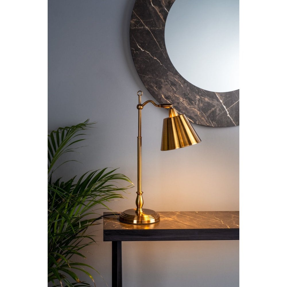 Kempten Task Lamp Antique Brass