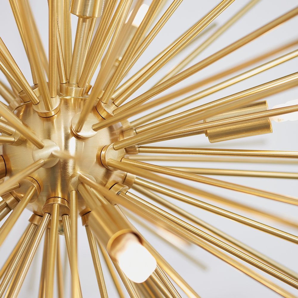 Orta 9 Light in Satin Gold