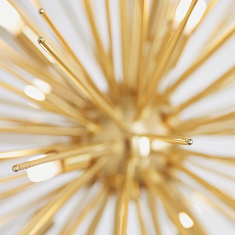 Orta 9 Light in Satin Gold