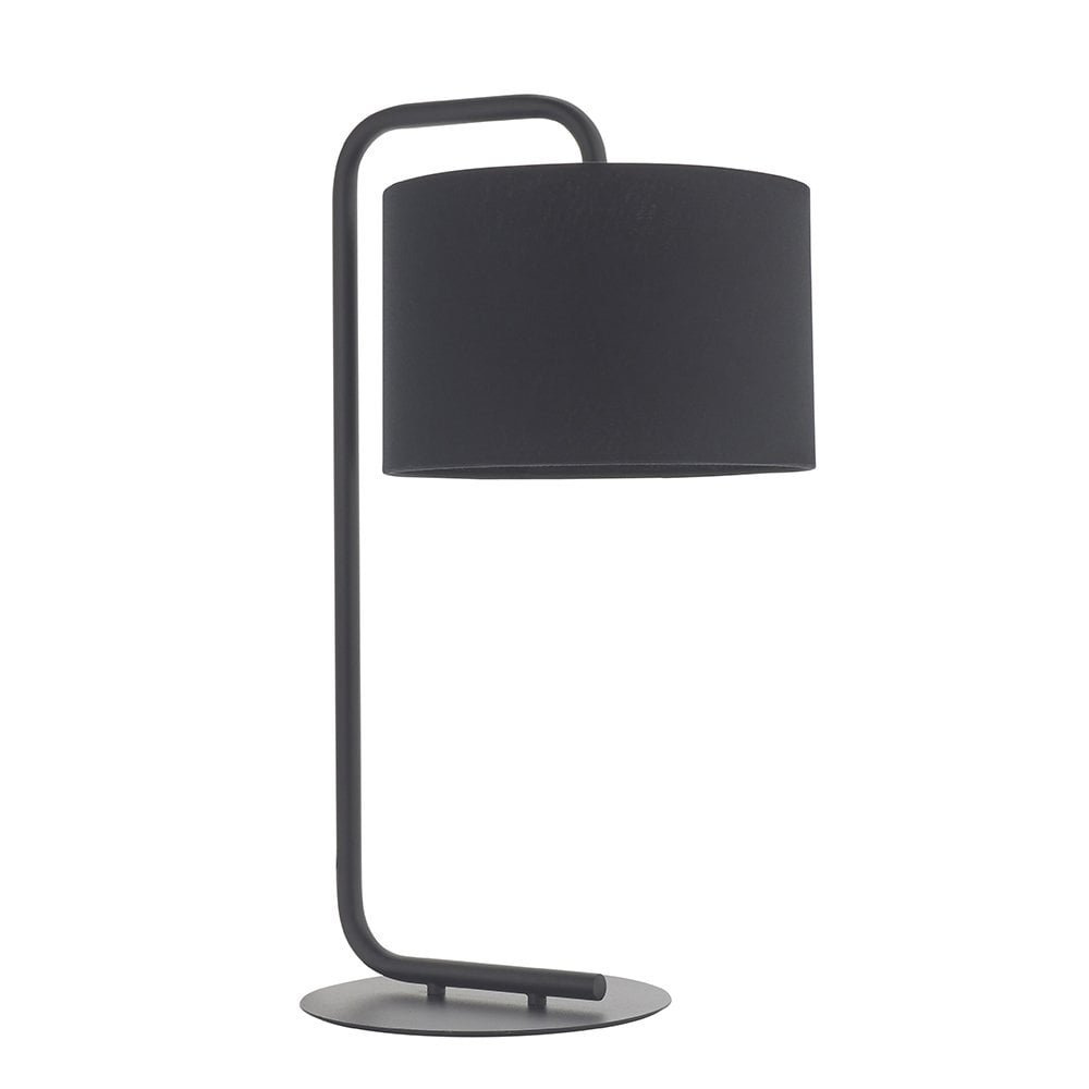 Landis Table Lamp in Black Finish C/W Black Shade