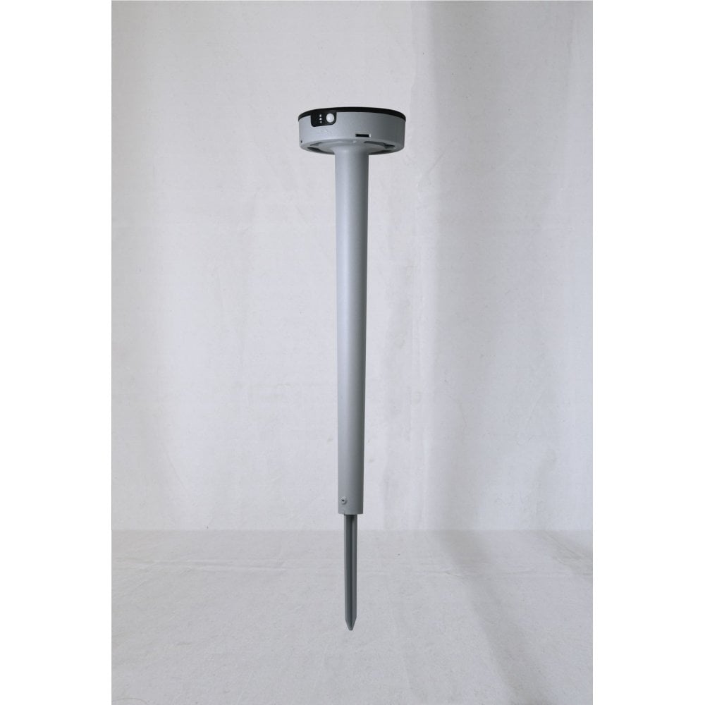 Fiorina Solar Powered 2W Sensor Bollard Spike Light in Grey 560mm