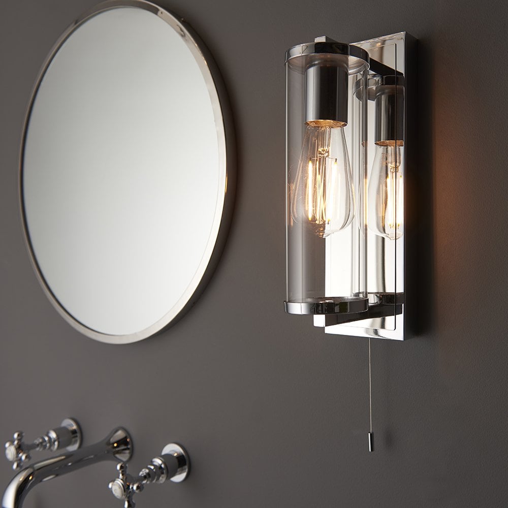 Taylor Wall Light in Chrome