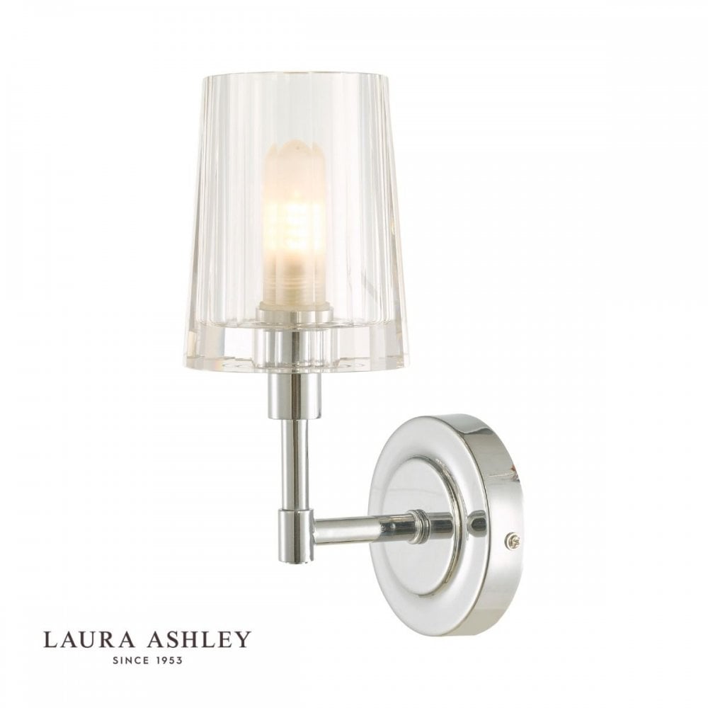 Blake Bathroom Wall Light in Polished Chrome IP44