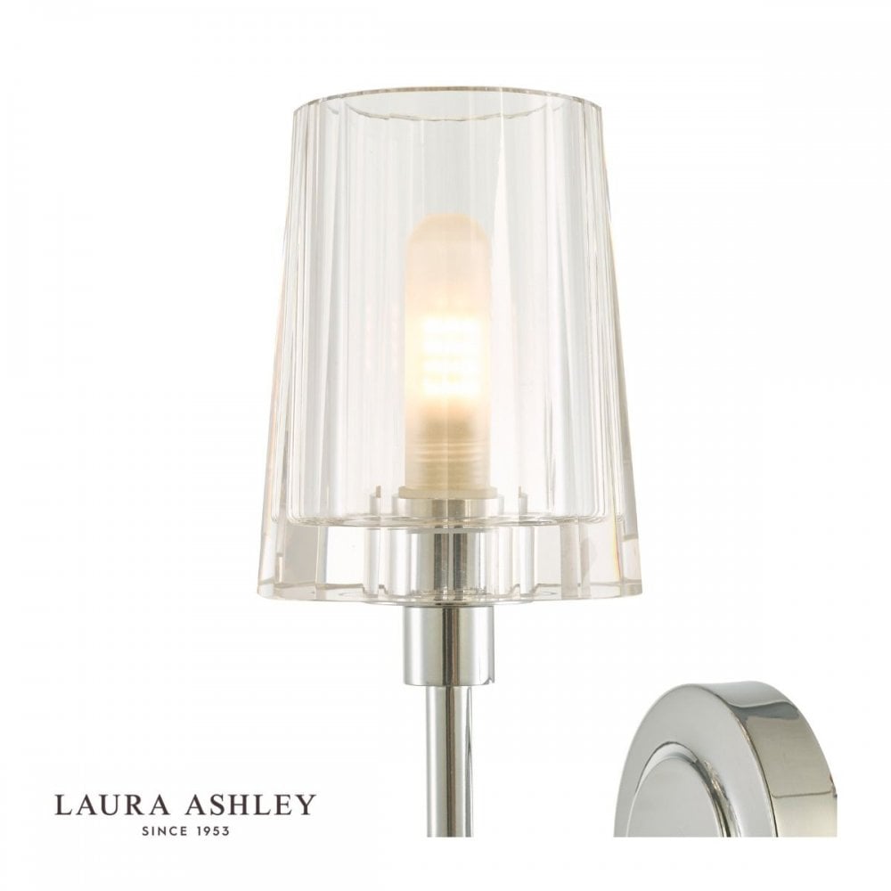 Blake Bathroom Wall Light in Polished Chrome IP44