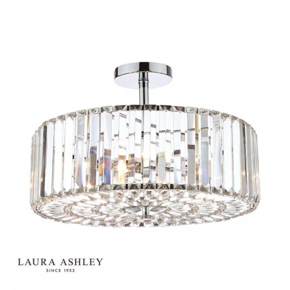 Fernhurst 4 Light Semi Flush in Polished Chrome