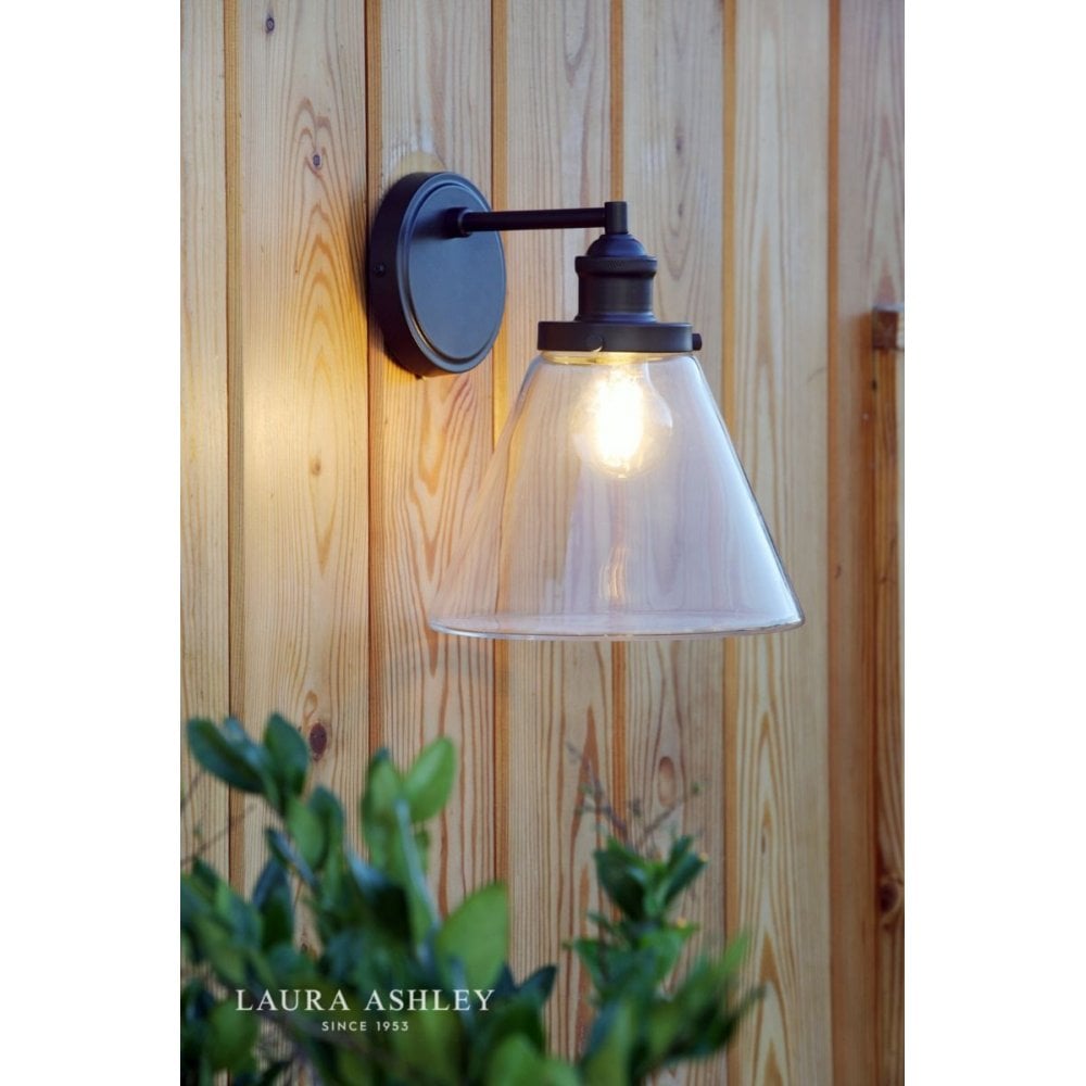 Isaac Outdoor Wall Light in Charcoal Finish