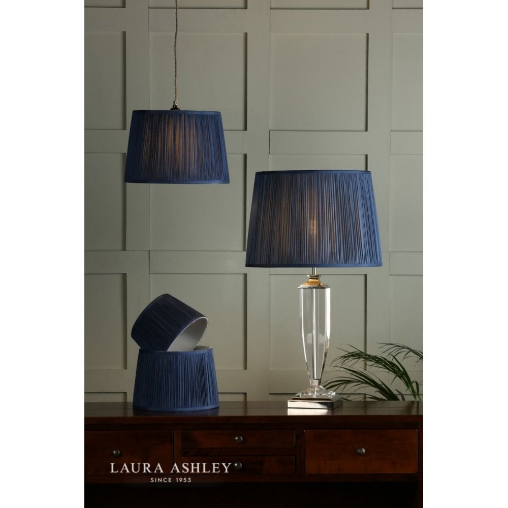 Hemsley Silk Empire Midnight Blue 300mm Shade