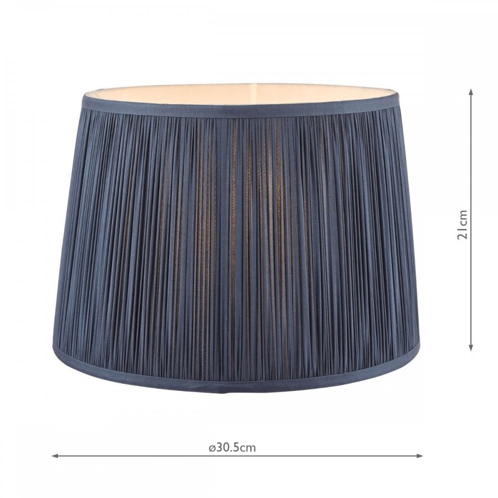 Hemsley Silk Empire Midnight Blue 300mm Shade