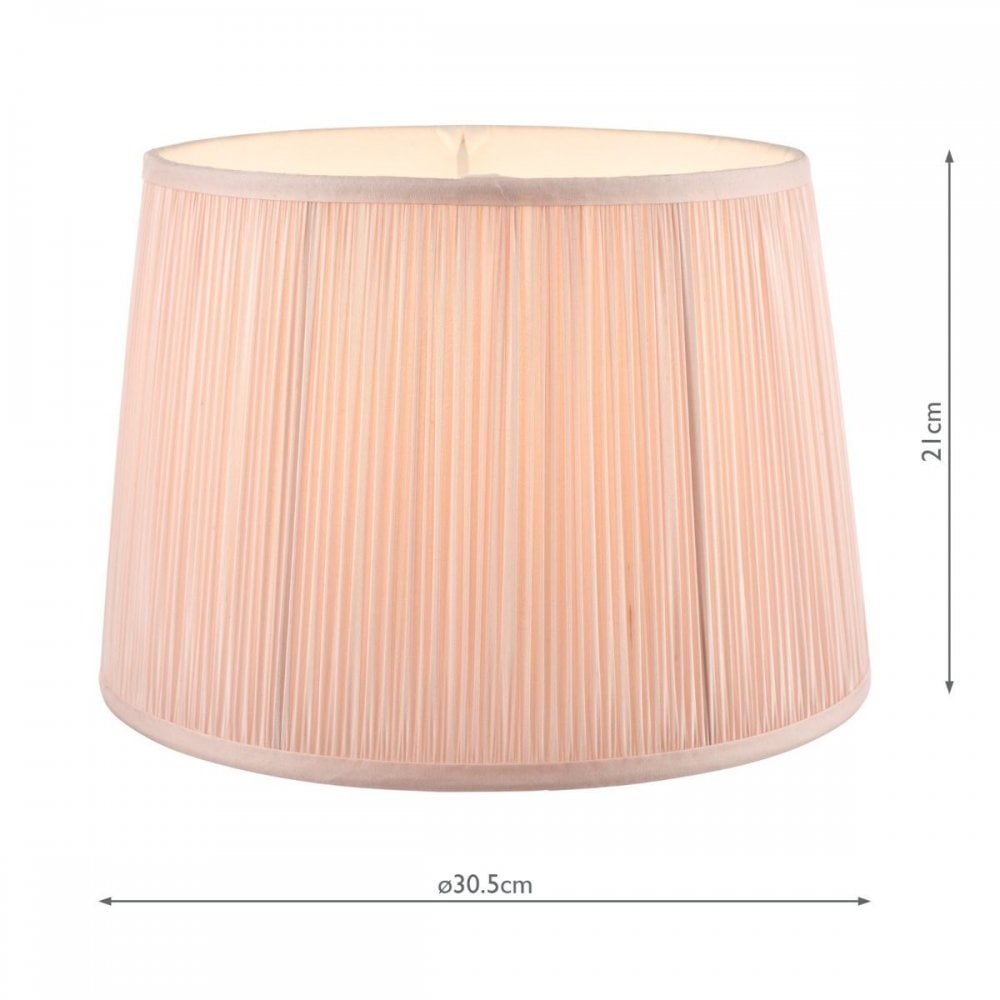 Hemsley Silk Empire Pink 300mm Shade