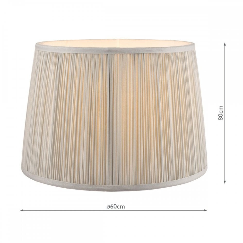 Hemsley Silk Empire Silver 200mm Shade