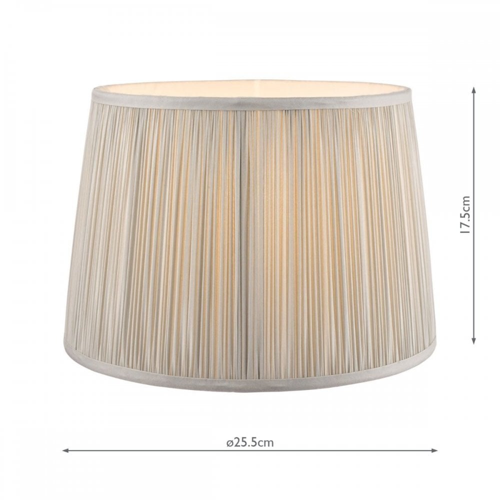 Hemsley Silk Empire Silver 250mm Shade