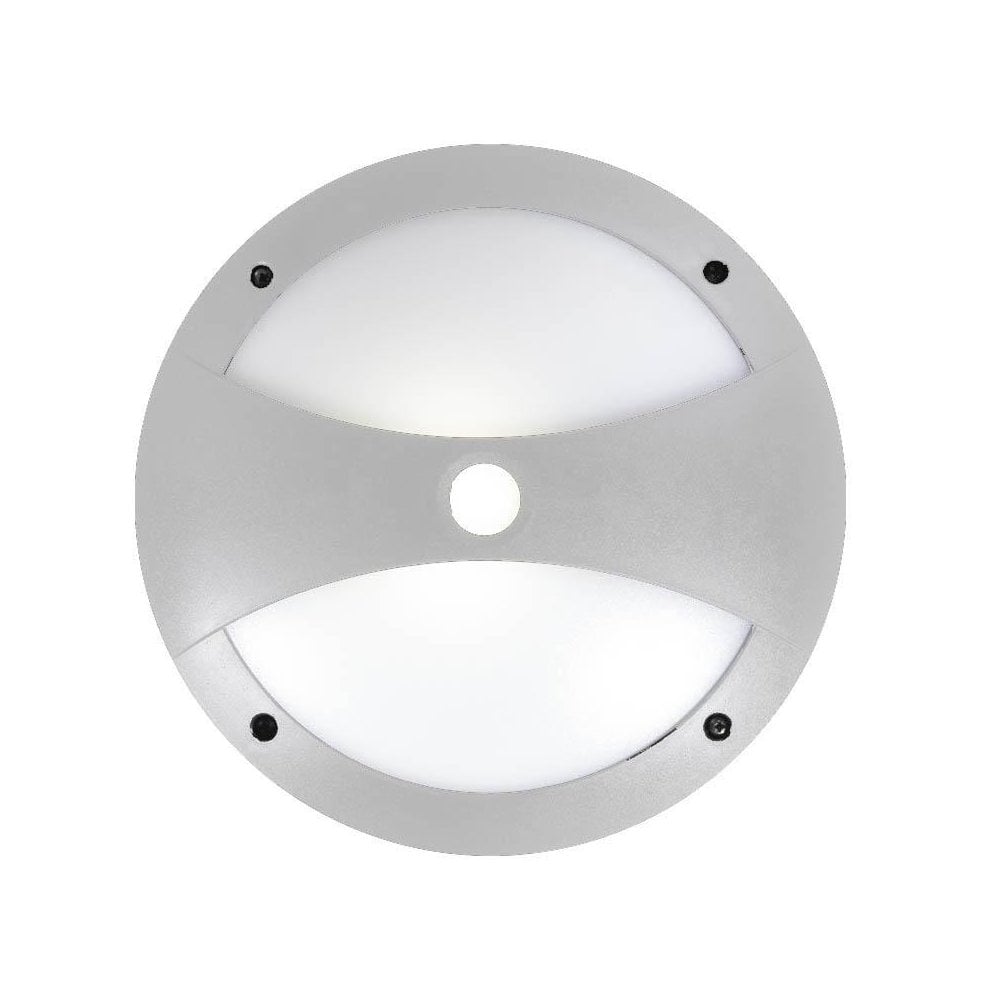 Lucia Guard Cover E27 Wall & Ceiling Light Grey with Opal Diffuser