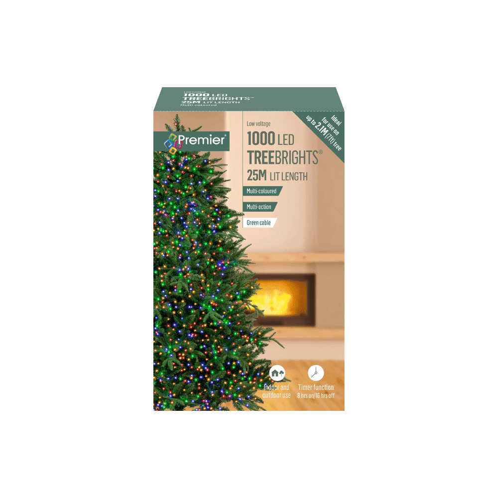 1000 Led Timer Treebrights Mu Lighti Coloured Lights