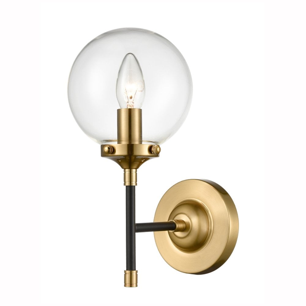 Attraction Wall Light in Antique Gold & Matt Black