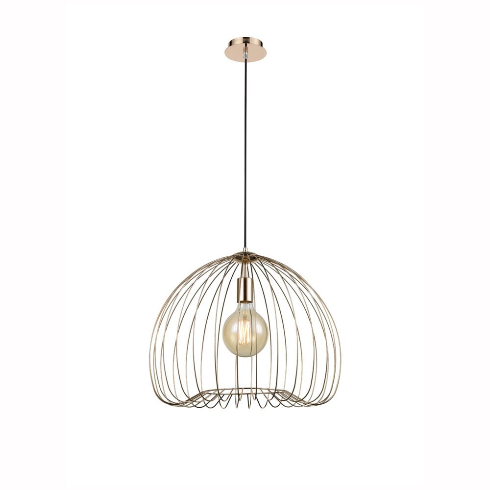 Tropic Pendant in Gold Finish Dia:380mm