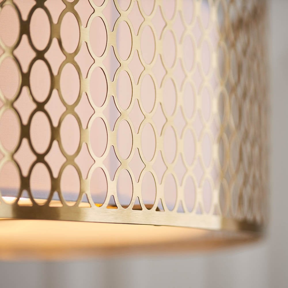 Cordero 3 Light Flush Fitting in Gold