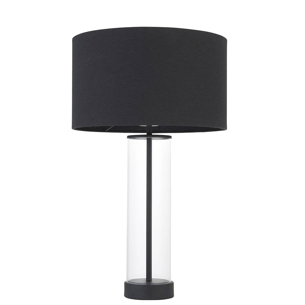 Lessina Table Lamp in Matt Black C/W Shade