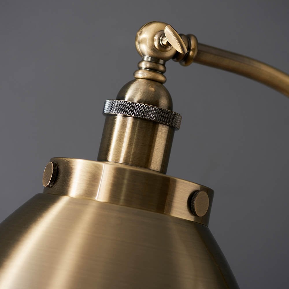 Franklin Antique Brass Floor Lamp