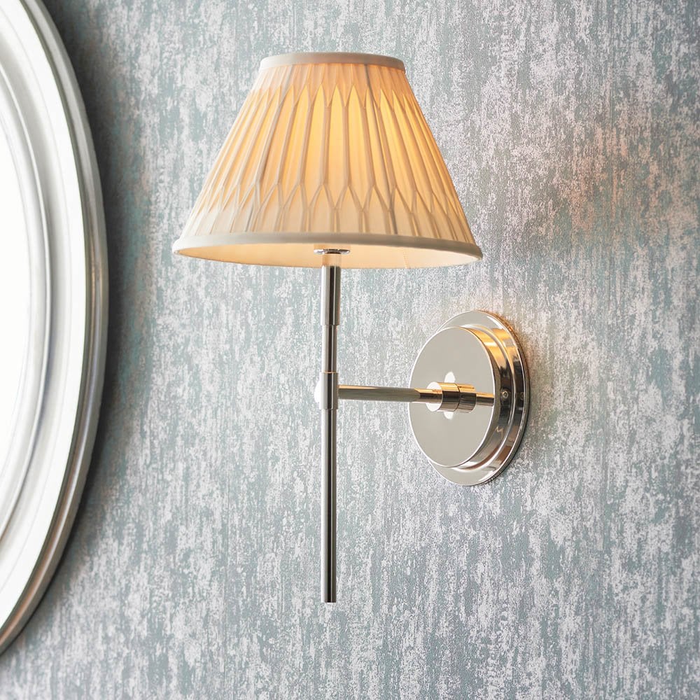 Rennes Wall Light in Polished Bright Nickel Bracket Only
