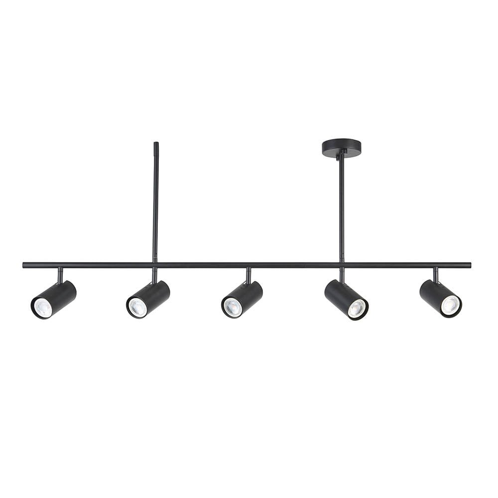 Rez 5 Light Spotlight Bar in Matt Black