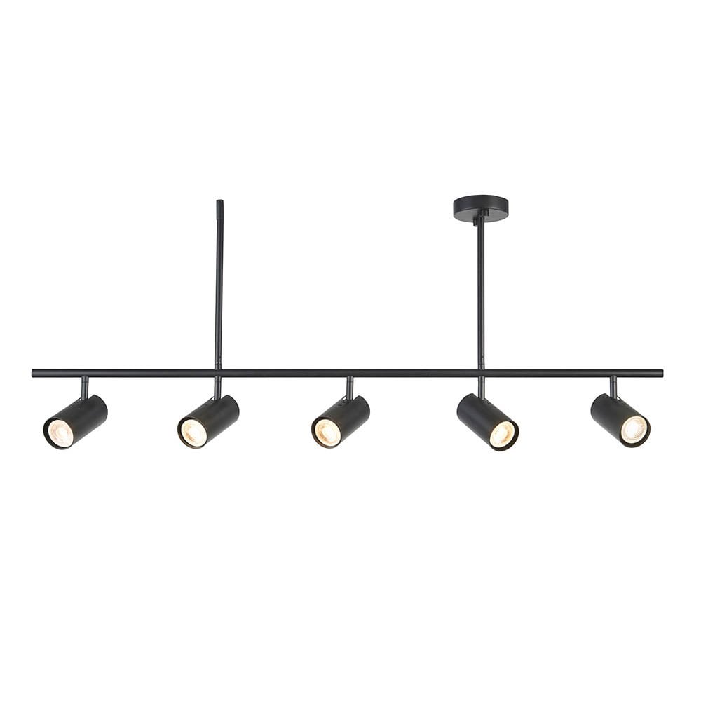 Rez 5 Light Spotlight Bar in Matt Black