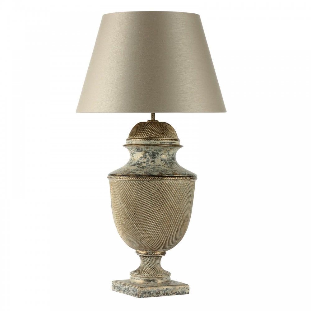 Lattice Table Lamp in Cream Base Only