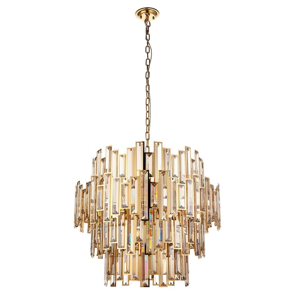Viviana Gold & Champagne 15 Light Chandelier