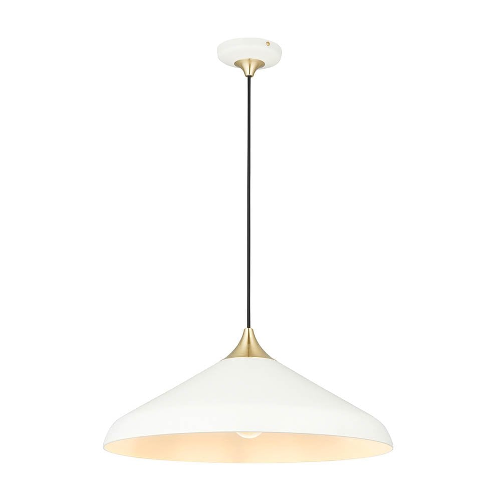 Glo Warm White & Brass Single Pendant