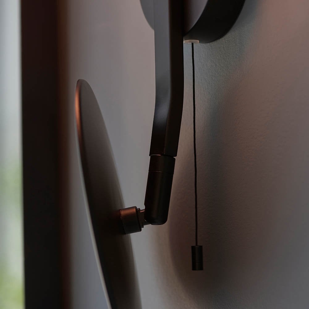 Spa Black Opal Wall Light C/W Mirror IP44