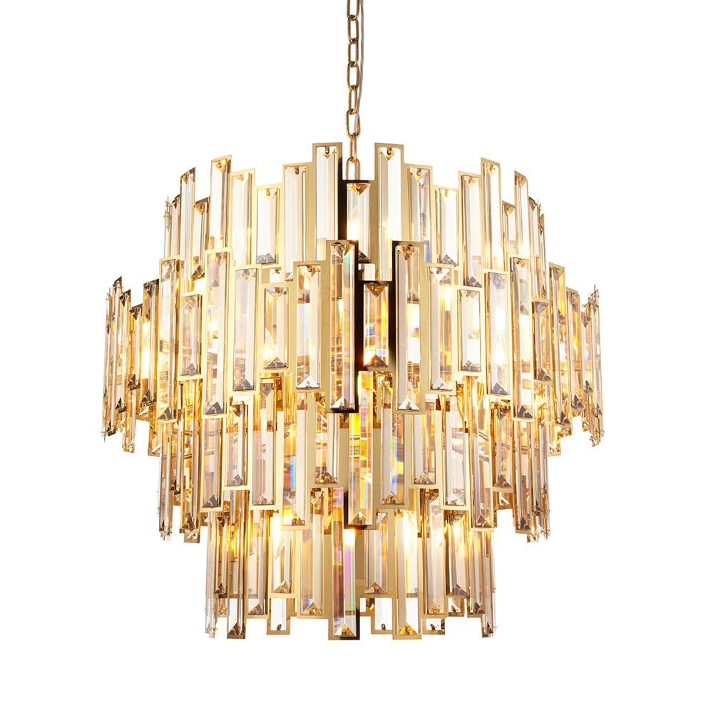 Viviana Gold & Champagne 15 Light Chandelier