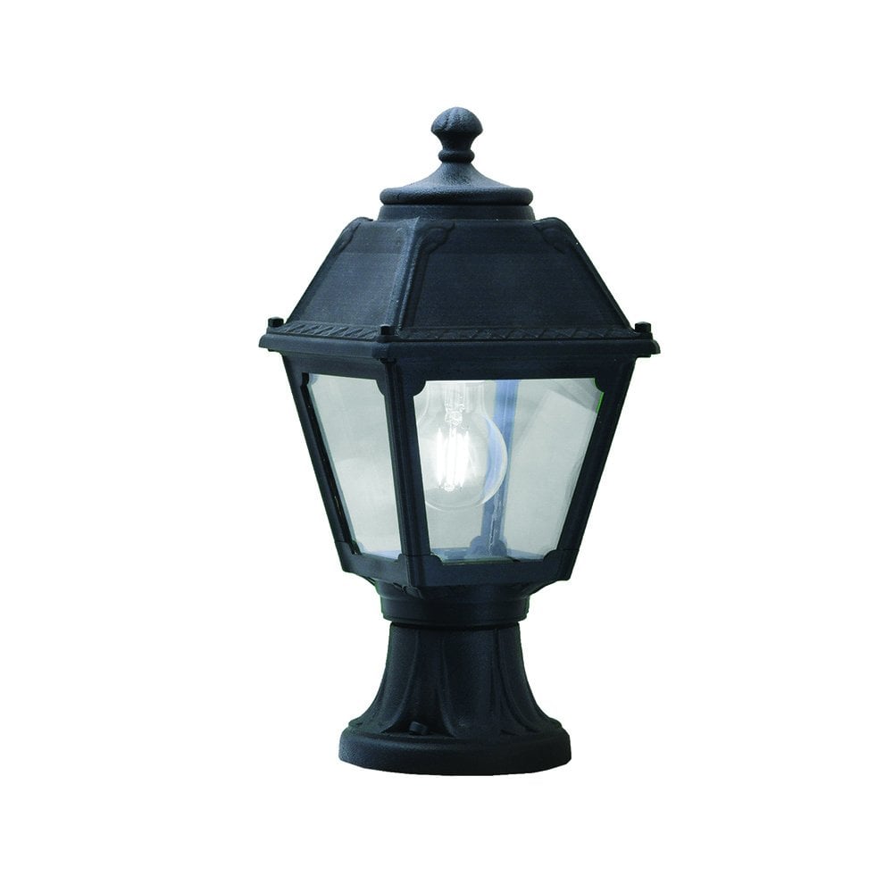 Mikrolot Mary E27 Black Post/Pillar Top Lantern
