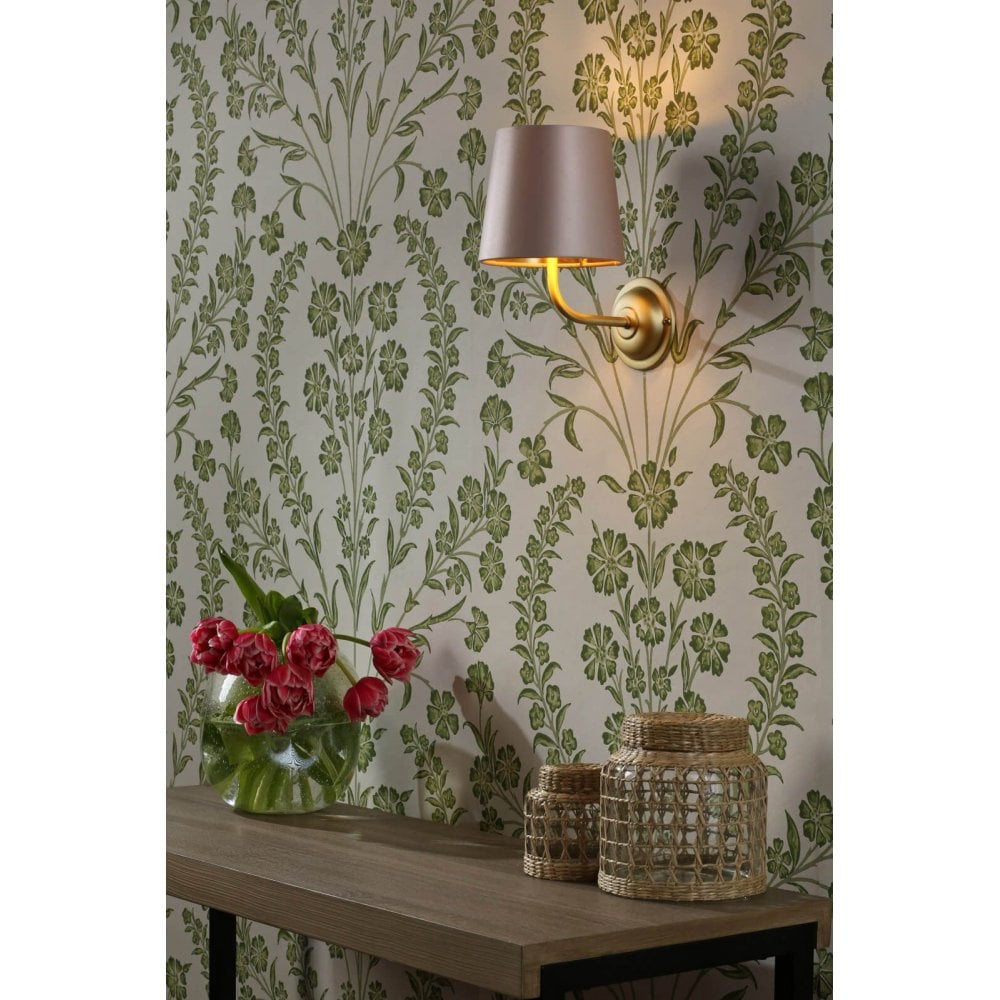 Bexley Single Wall Light in Butter Brass. Fitting Only