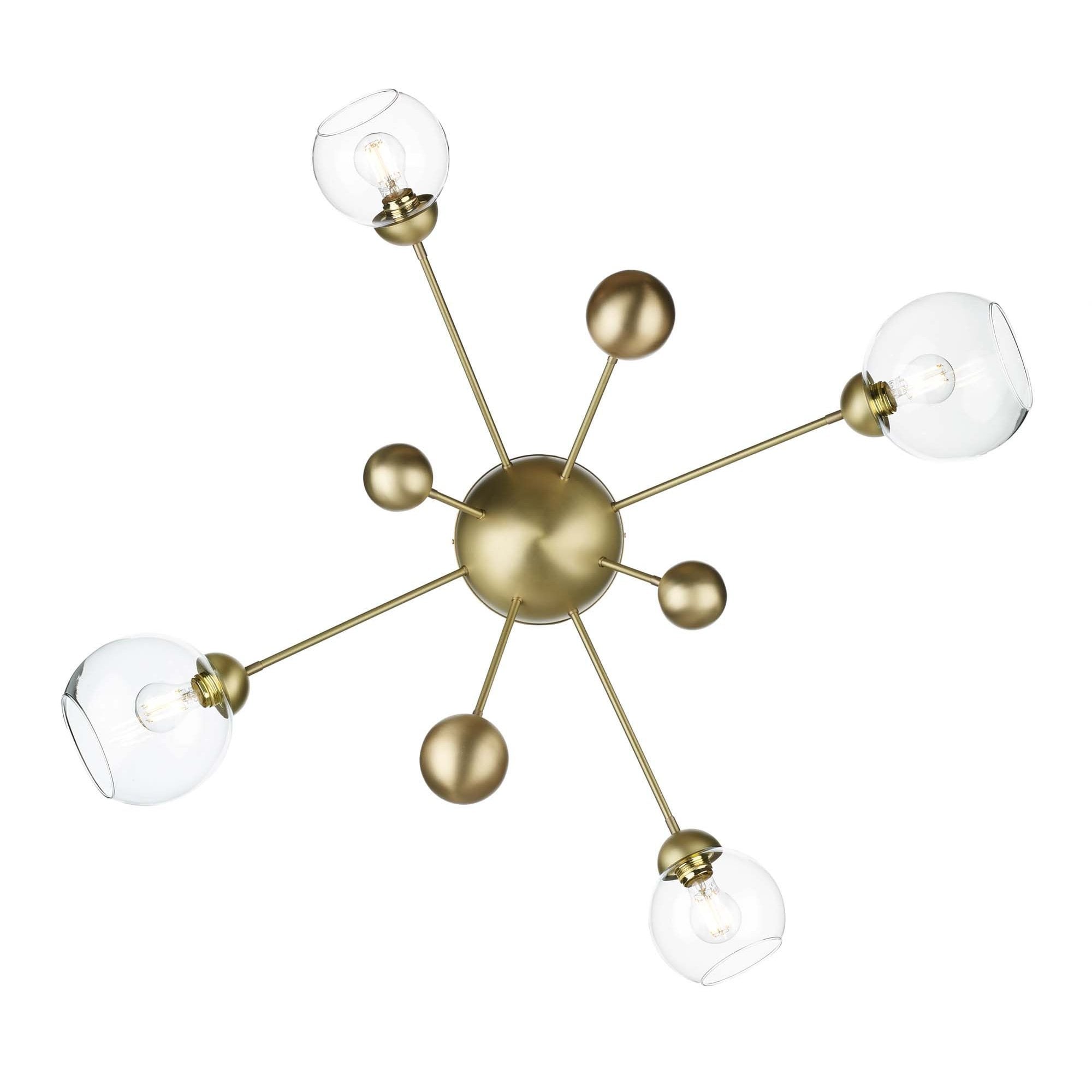 Cosmos 4 Light Semi Flush Fitting