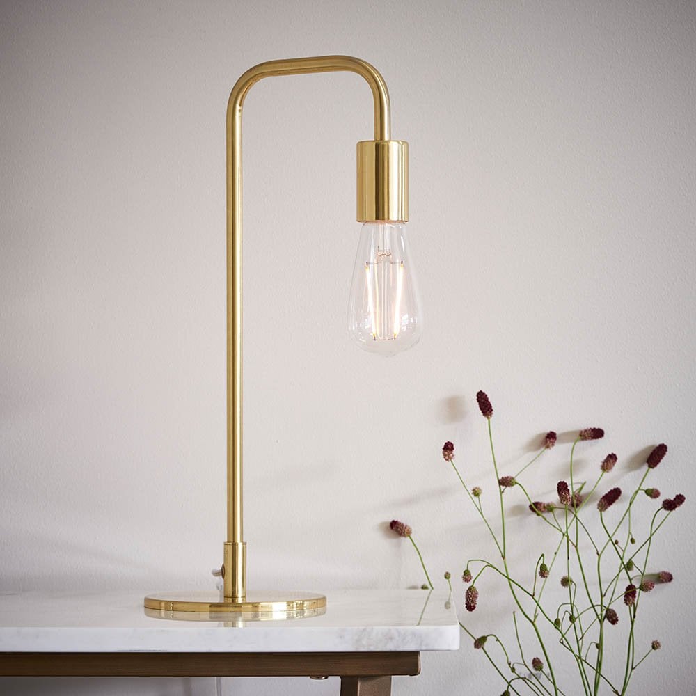 Rubens Brushed Brass Table Lamp