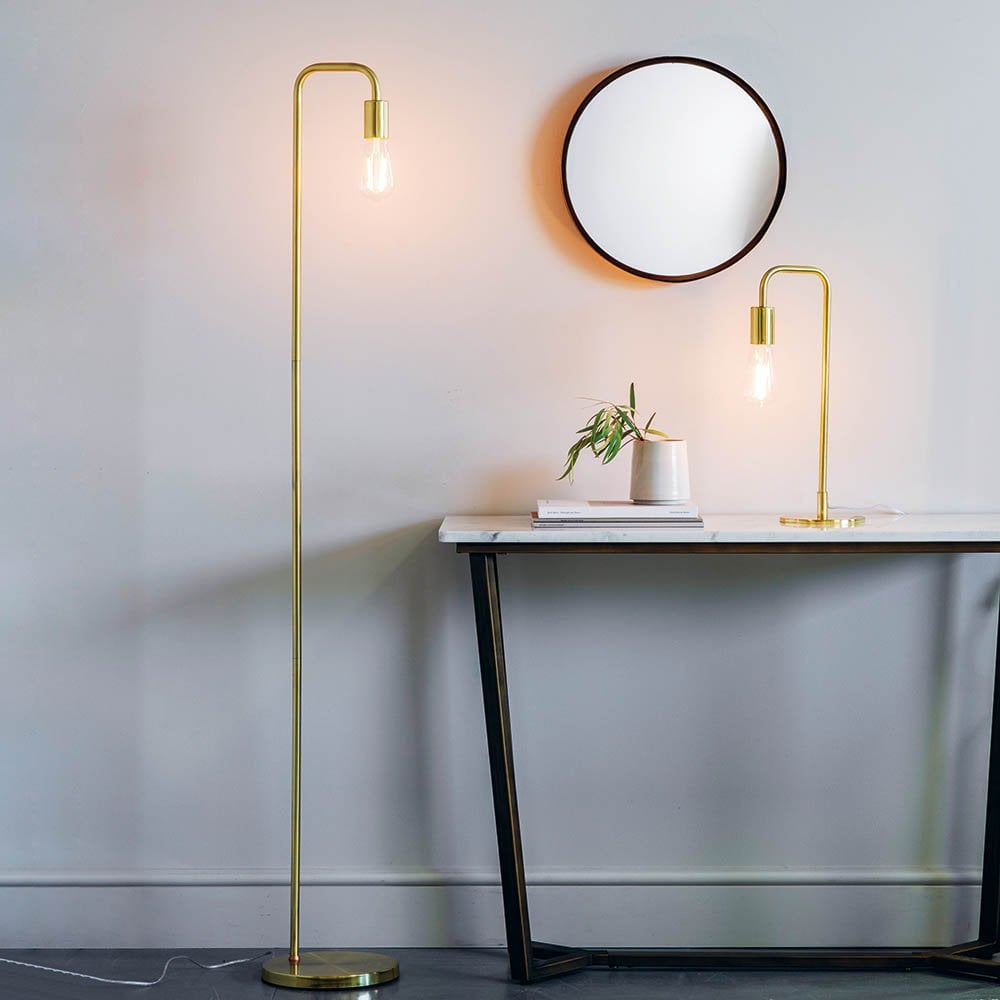 Rubens Brushed Brass Table Lamp