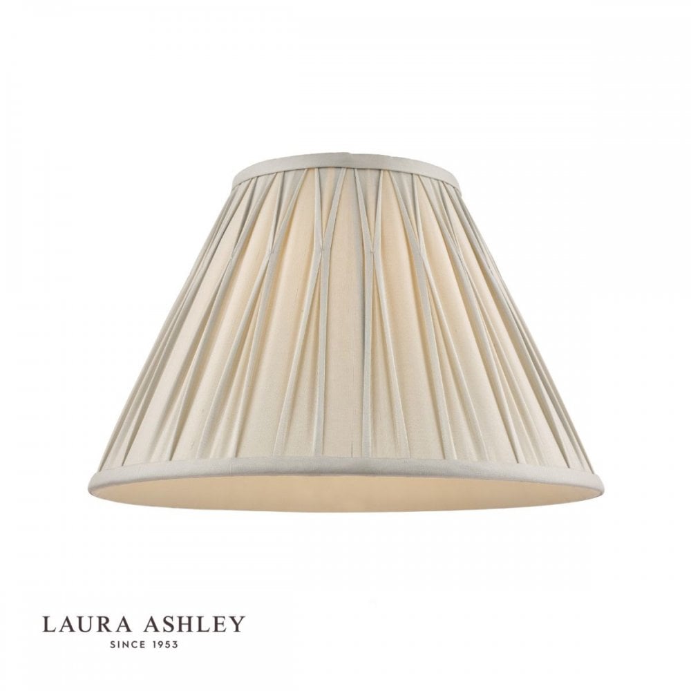 Fenn Silk Drum Shade Silver 400mm
