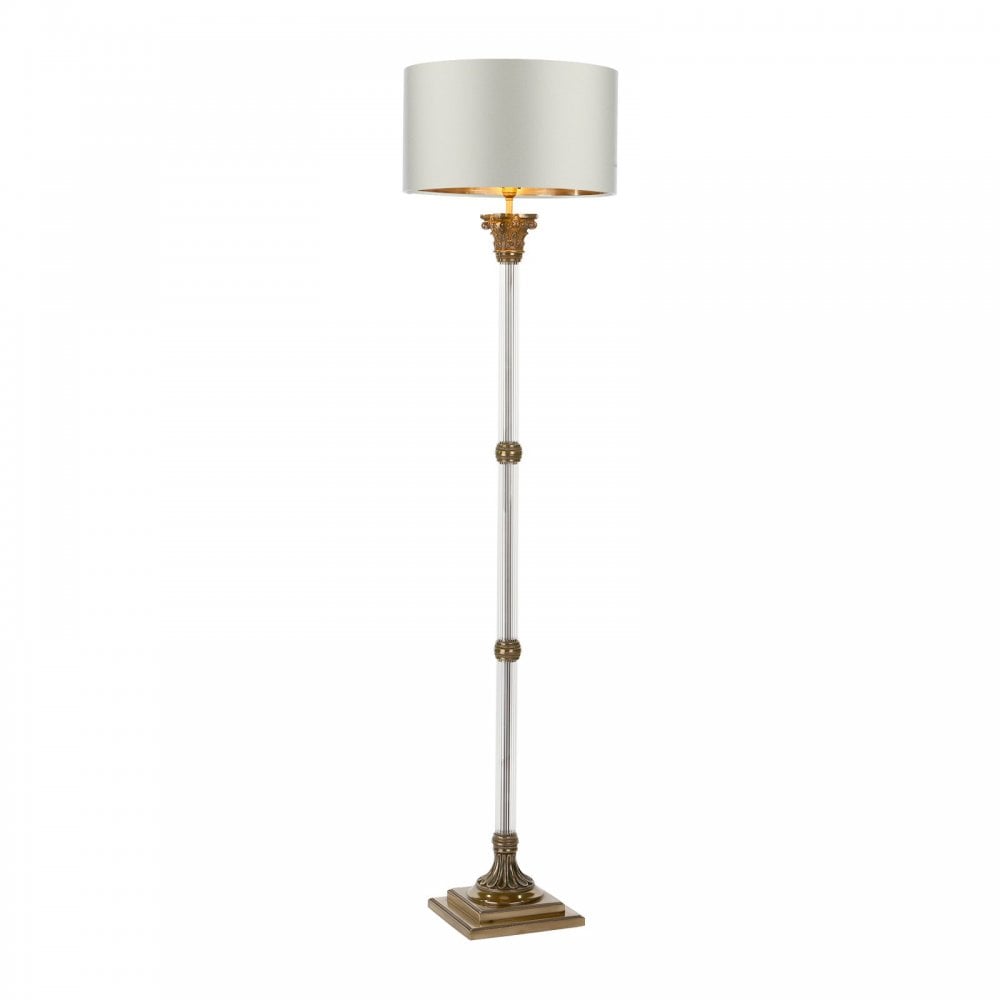 Imperial Floor Lamp Bronze Glass