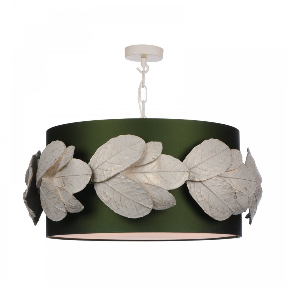 Laurel 4 Light Pendant with Bespoke Shade