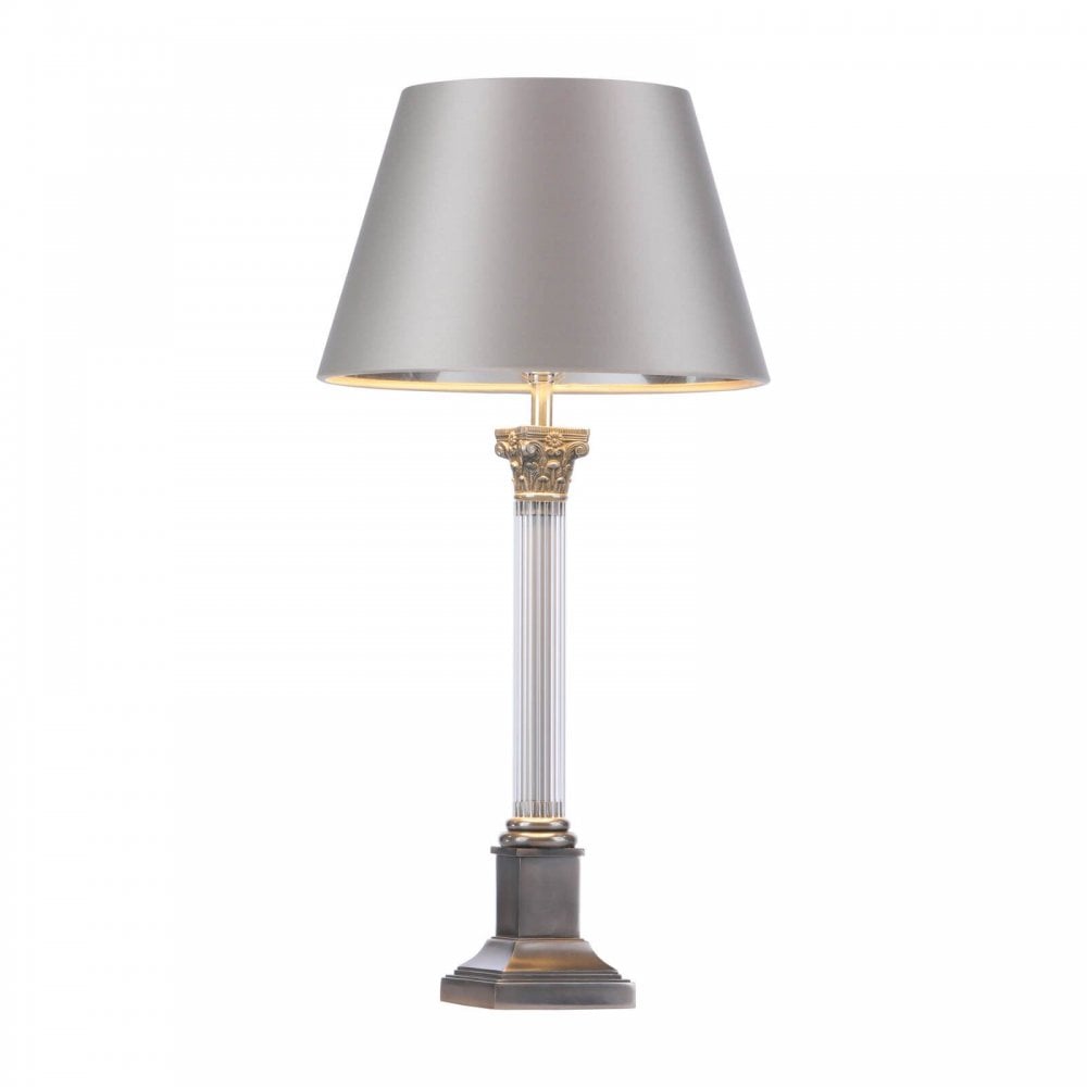 Imperial Small Pewter Table Lamp Base Only
