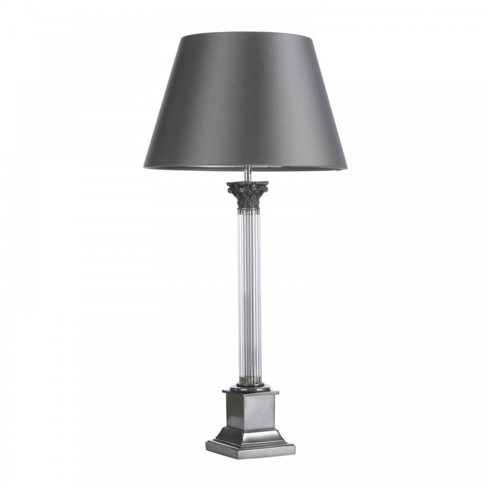 Imperial Large Pewter Table Lamp Base Only