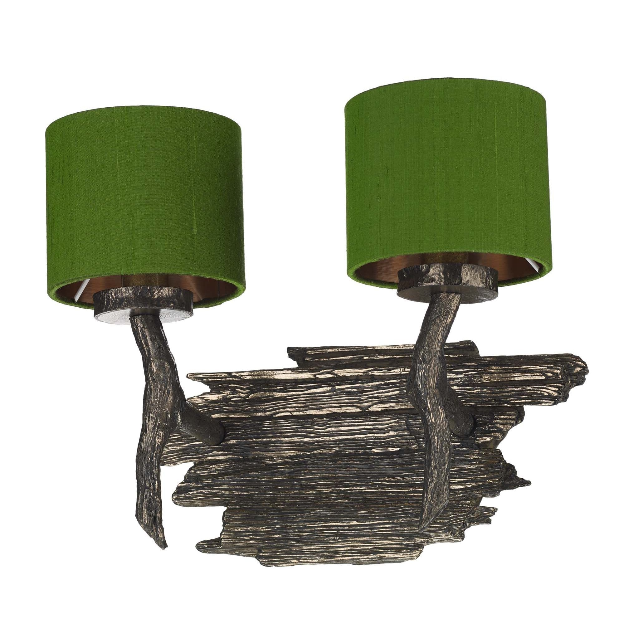 Joshua Double Wall Bracket Bespoke Shade