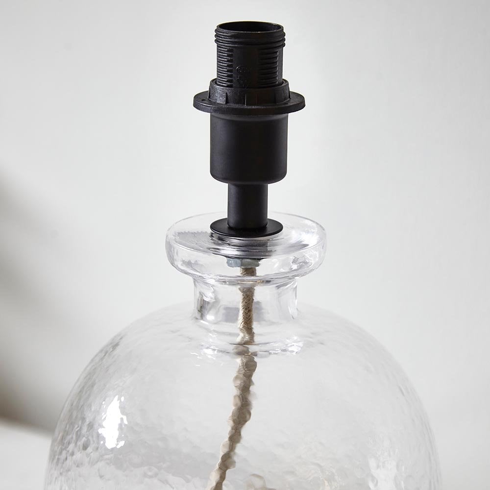 Lyra Glass Table Lamp Base Only