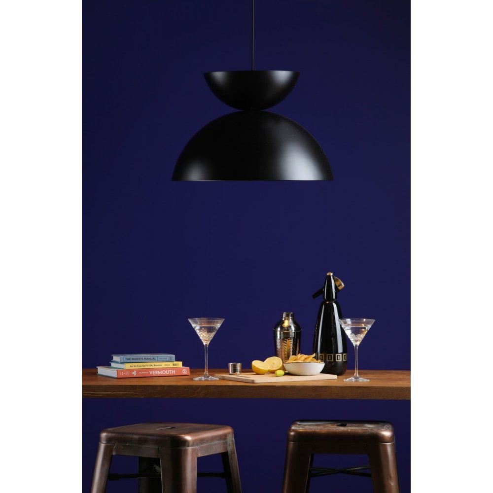 Riya Matt Black Pendant